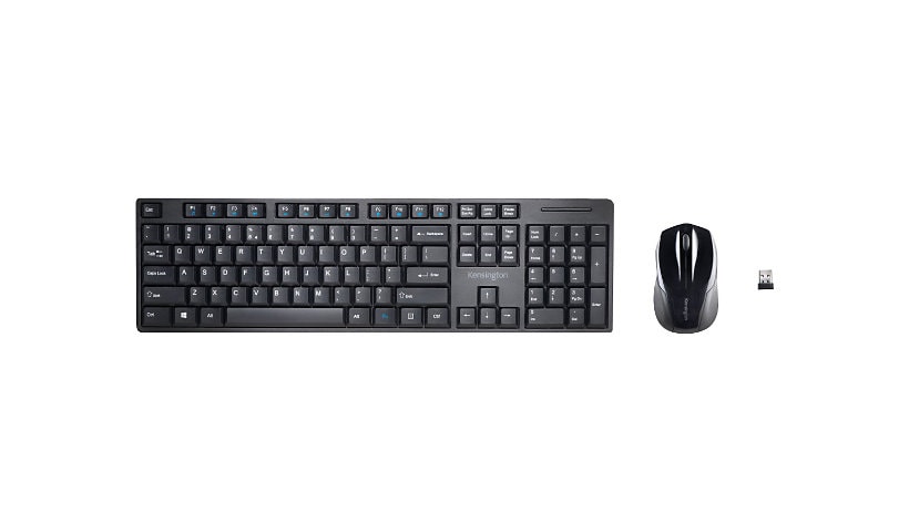 Kensington Pro Fit Low-Profile Desktop Set - keyboard and mouse set - US Input Device