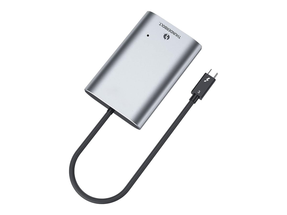 4XEM Thunderbolt to Dual DisplayPort Adapter - DisplayPort adapter - 24 pin USB-C to DisplayPort - 1.4 ft