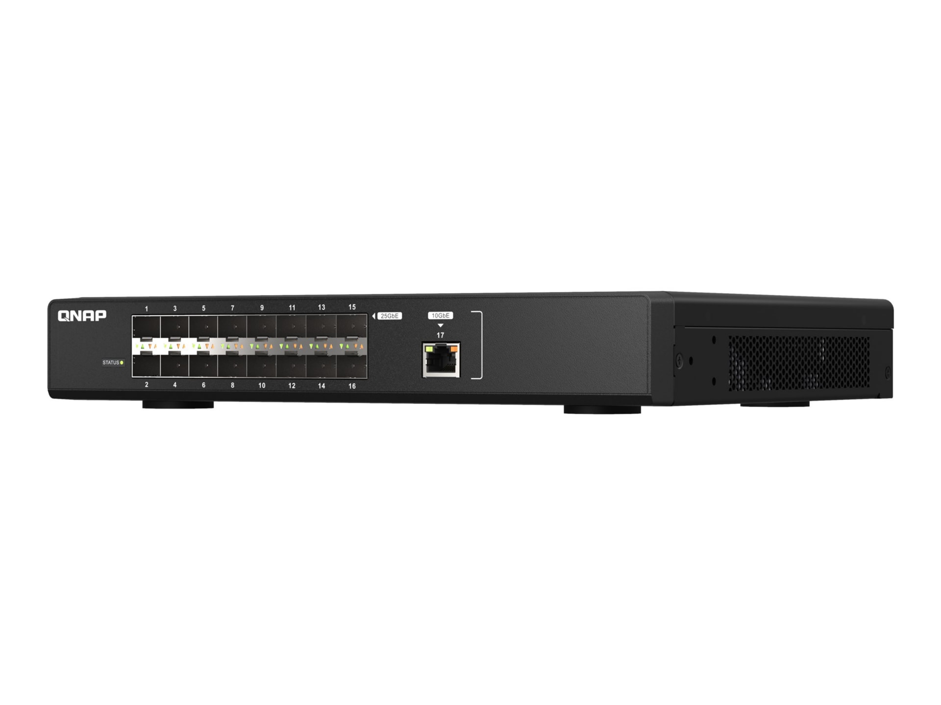 QNAP 16 Port Ultra-High-Speed 25GbE Fiber Managed Switch
