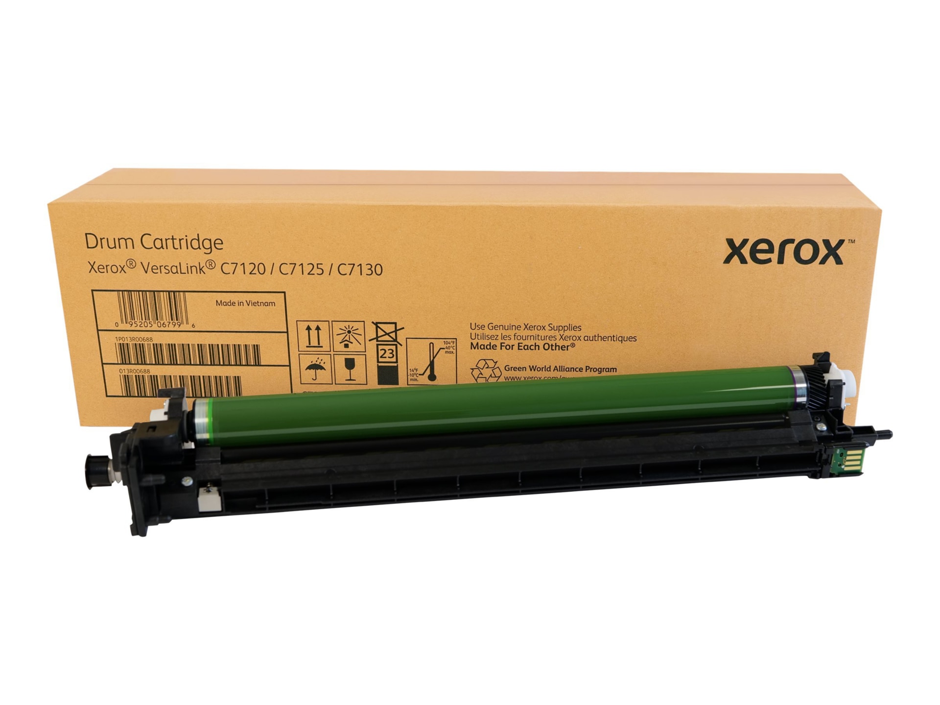 Xerox - black - original - drum cartridge