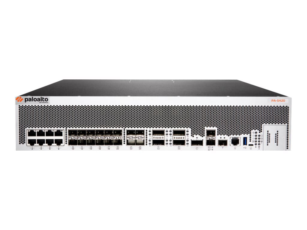 Palo Alto Networks PA-5420 - security appliance - with redundant AC power supplies, lab unit