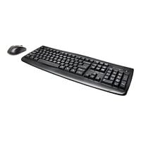 Kensington Pro Fit Low-Profile Desktop Set - keyboard and mouse set - black