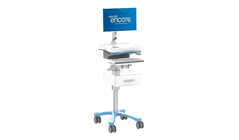 Enovate Medical Encore EcoFlex - cart - powered - for monitor / mini PC / thin client