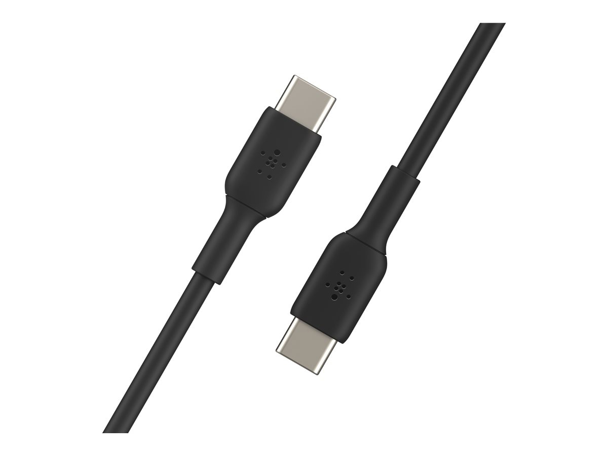Thumbnail 5 of 10 for Belkin 60W USB-C to USB-C Cable - 480 Mbps - PVC - M/M - 6.6ft/2m - Black