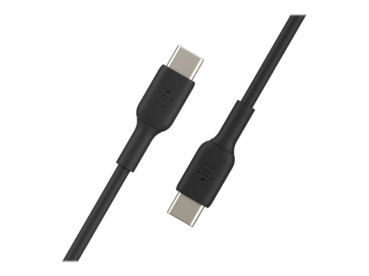 Thumbnail 6 of 10 for Belkin 60W USB-C to USB-C Cable - 480 Mbps - PVC - M/M - 6.6ft/2m - Black