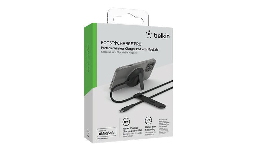 Belkin BoostCharge Pro wireless charging pad - magnetic - 15 Watt