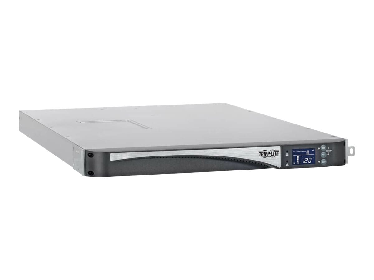 Tripp Lite 1500VA 1100W 120V Line-Interactive UPS - 5 NEMA 5-15R Outlets, Network Card Option, USB, DB9, 1U Rack/Tower -