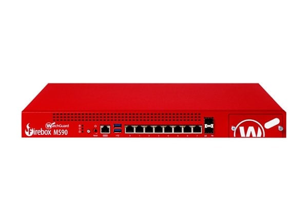 WatchGuard Firebox M590 - security appliance - with 1 year Standard Support