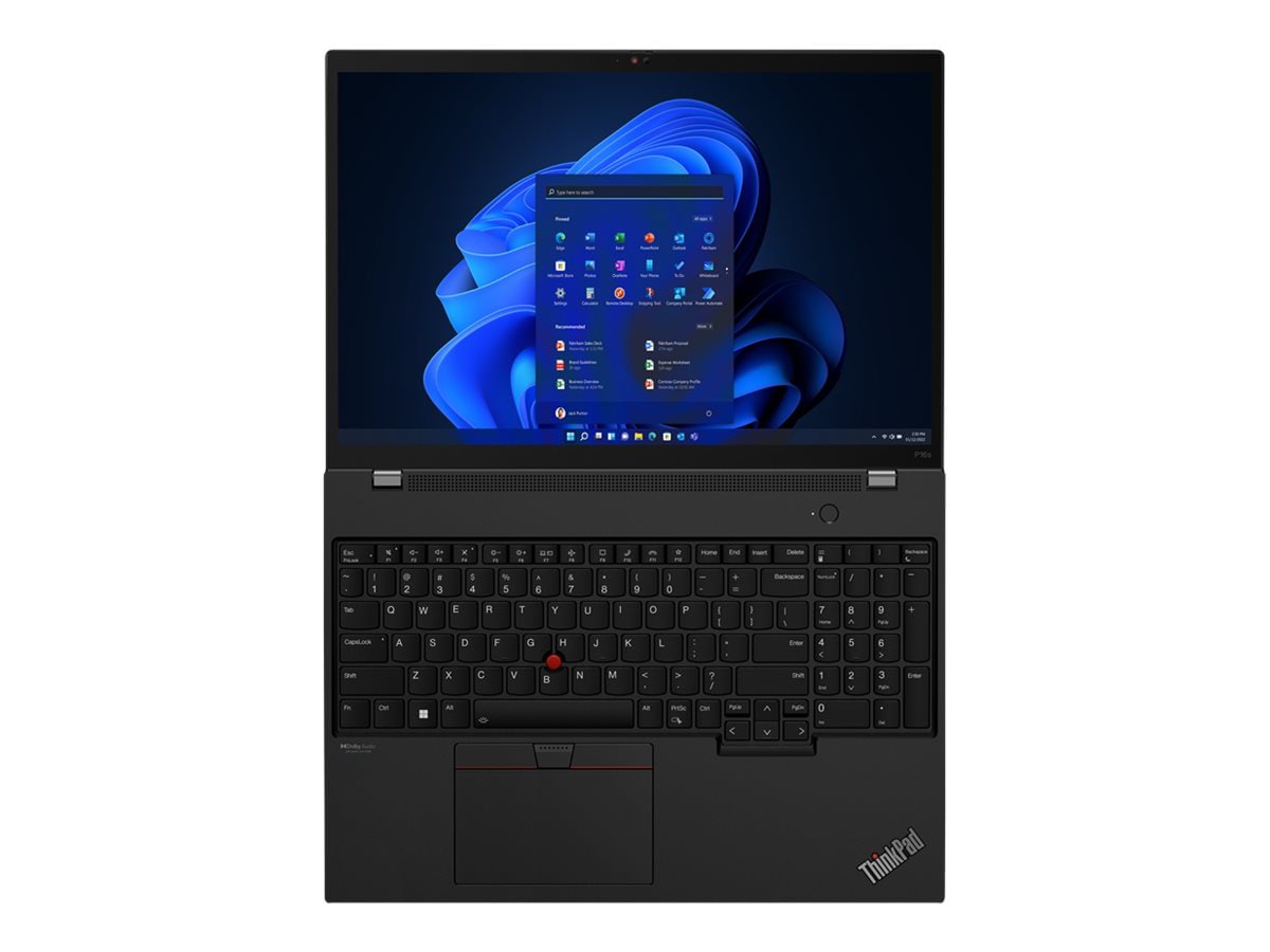Lenovo ThinkPad P16s Gen 1 - 16" - Intel Core i7 1280P - vPro - 32 GB RAM - 1 SSD - English - 21BT001NUS Laptops -