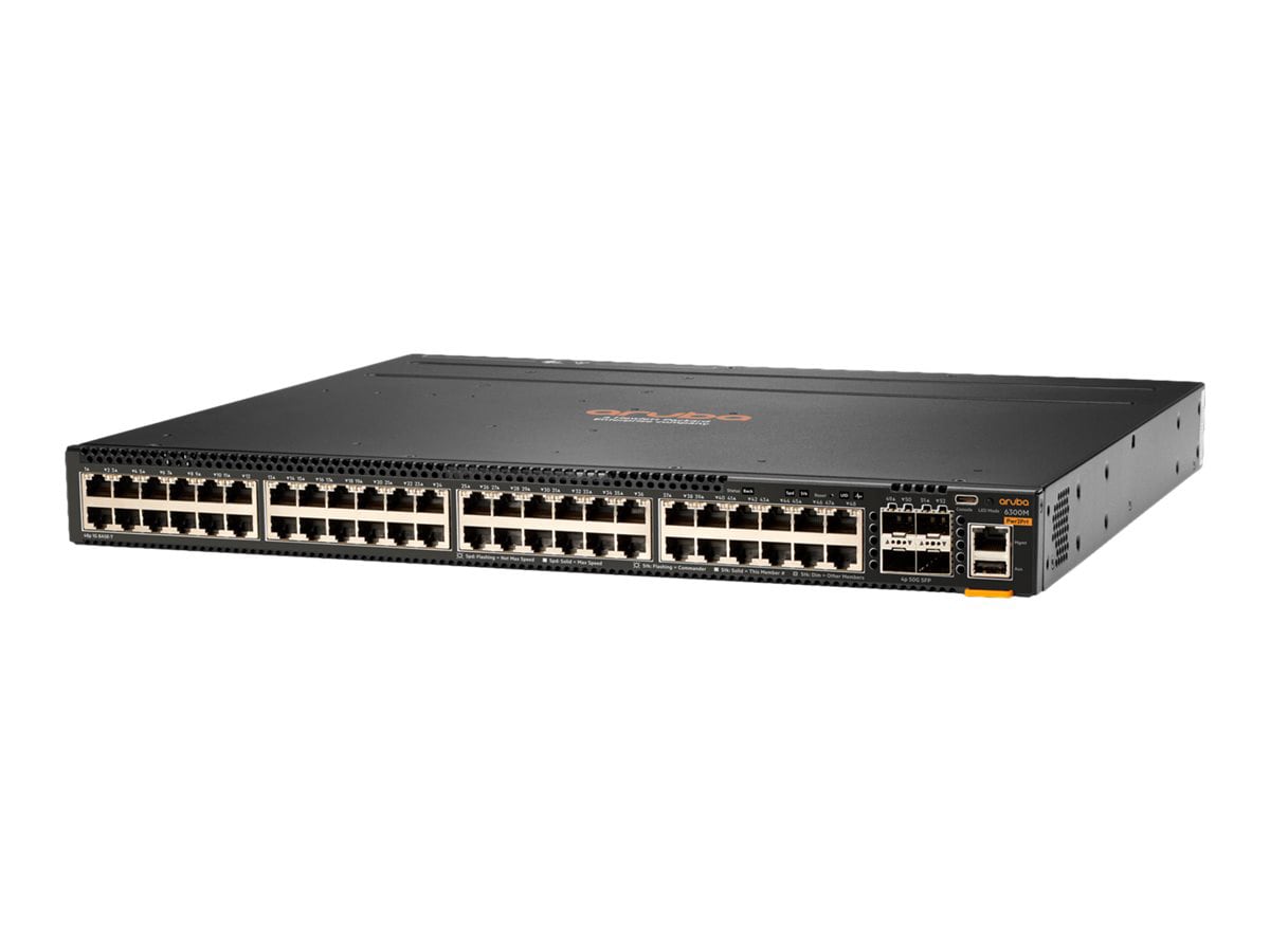 HPE Aruba 6300M - switch - 48 ports - managed - rack-mountable - TAA Compli