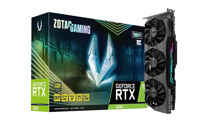 ZOTAC GAMING GeForce RTX 3090 Trinity OC - graphics card - GF RTX 3090 - 24
