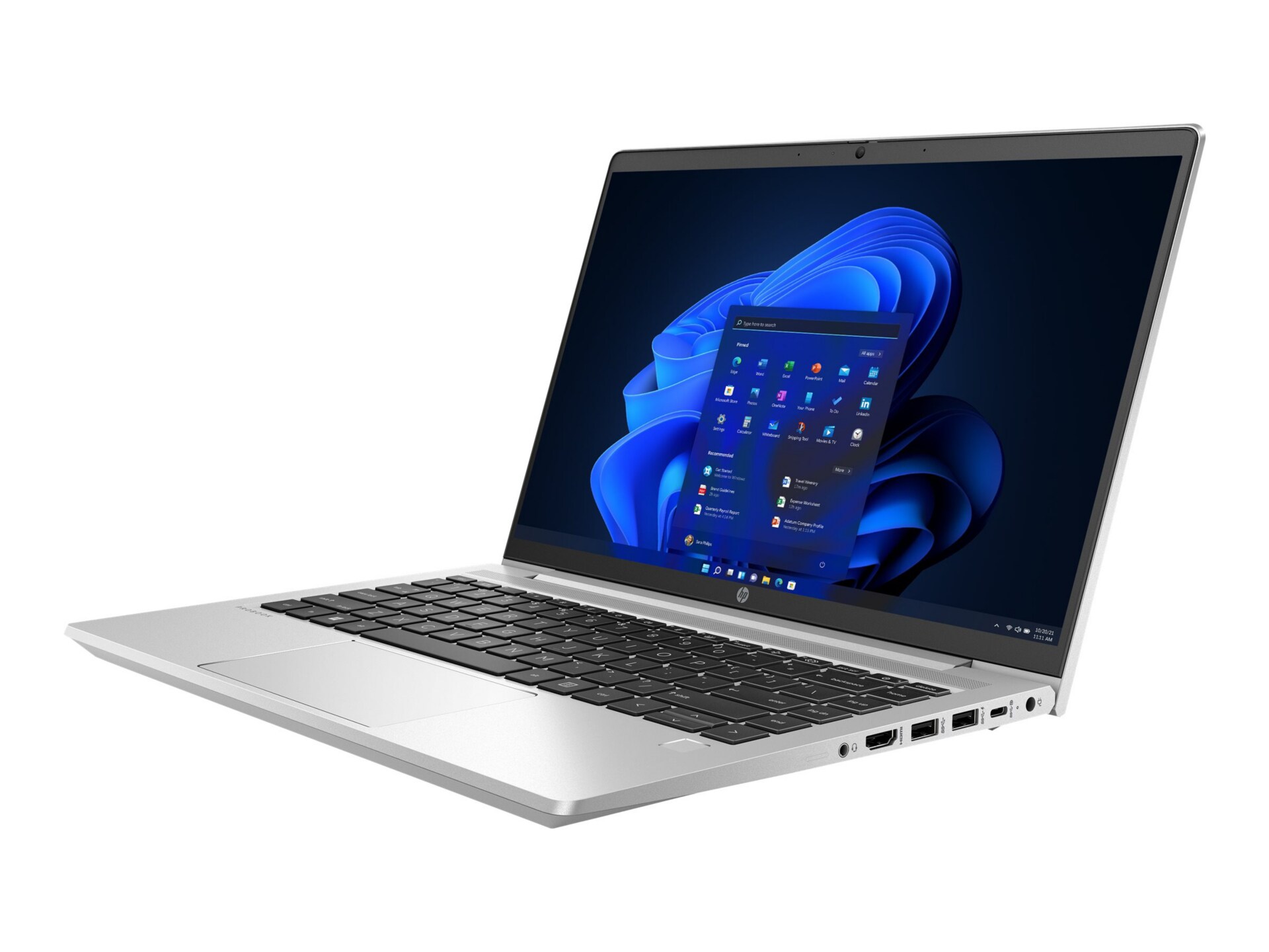 HP ProBook 445 G9 14" Notebook - Full HD - 1920 x 1080 - AMD Ryzen 5 5625U Hexa-core (6 Core) - 8 GB Total RAM - 256 GB