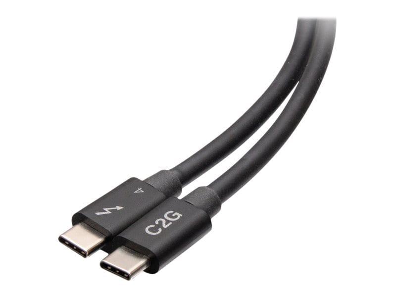 C2G 1.5ft Thunderbolt 3 Cable (40Gbps) - Thunderbolt cable - Black