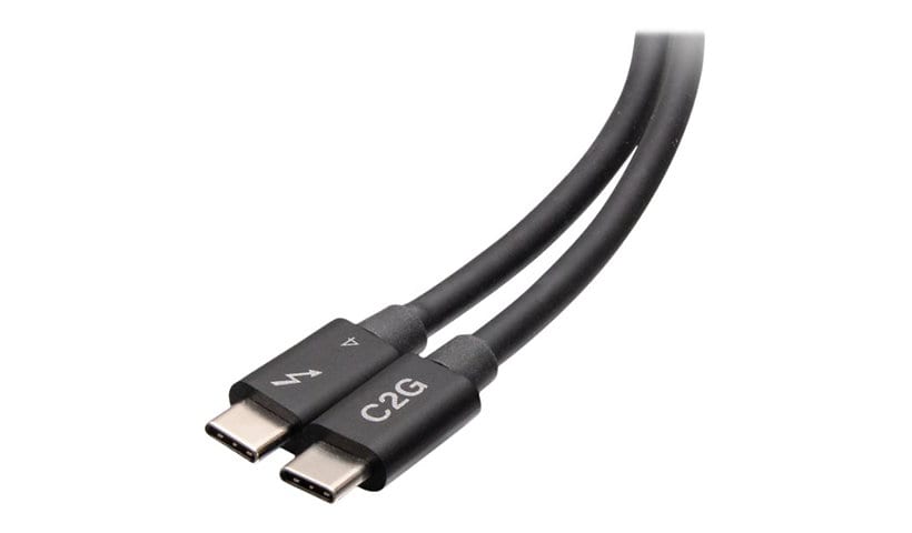 C2G 1.5ft Thunderbolt 4 Cable - USB C Thunderbolt 4 Cable - Supports 4K 60Hz and 8K 60Hz - 40Gbps