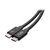 C2G 1.5ft Thunderbolt 4 Cable - USB C - 40Gbps - M/M