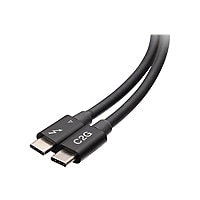 C2G 2.5ft Thunderbolt 4 Cable - USB C Thunderbolt 4 Cable - Supports 4K 60Hz and 8K 60Hz - 40Gbps
