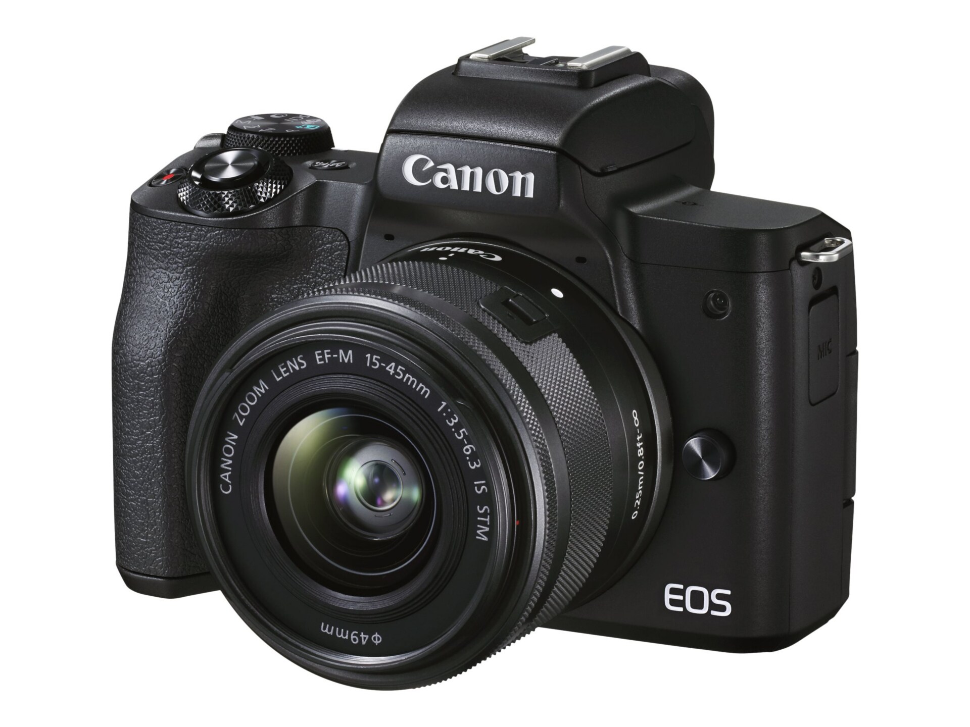 Canon EOS M50 Mark II - digital camera EF-M 15-45mm IS STM and 55-200mm IS  STM lenses