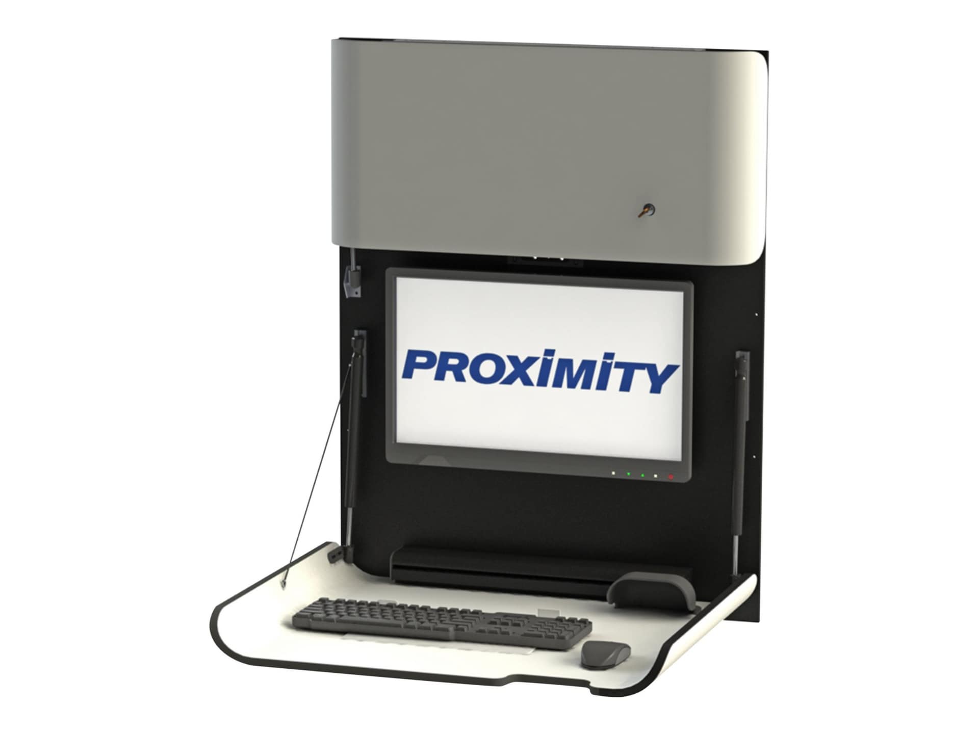 Proximity Classic CXT-28-SLIM - wall-mounted workstation - frosty white