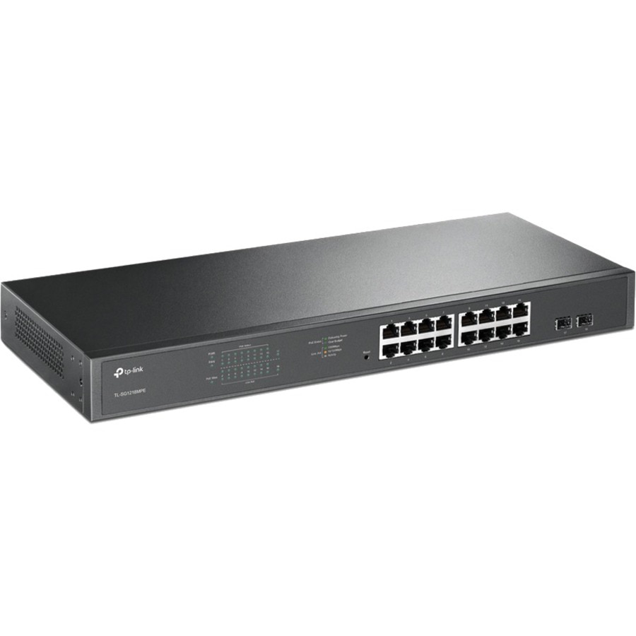 Thumbnail 6 of 12 for TP-Link TL-SG1218MPE - JetStream 16-Port Gigabit Easy Smart PoE/PoE+ Switch