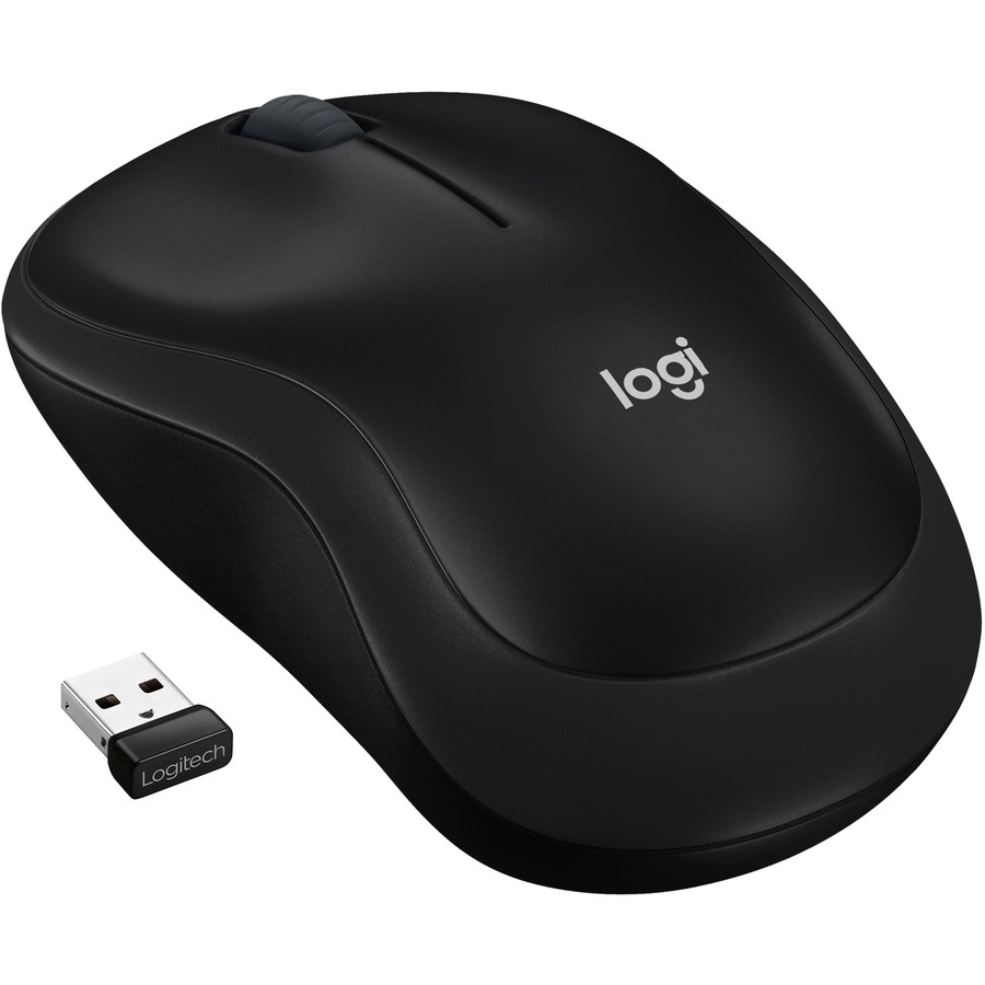 Logitech M185 - souris - 2.4 GHz - noir