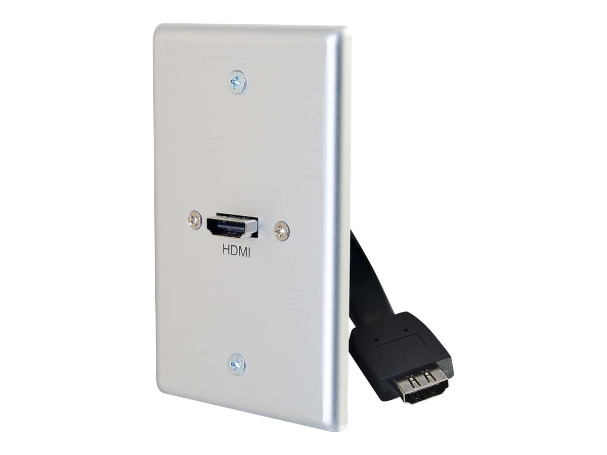 C2G HDMI Wall Plate - Single Gang - mounting plate