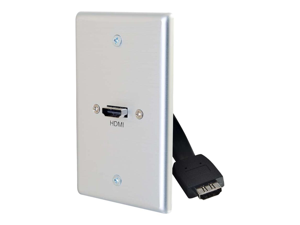 C2G HDMI Wall Plate - Single Gang - support de fixation