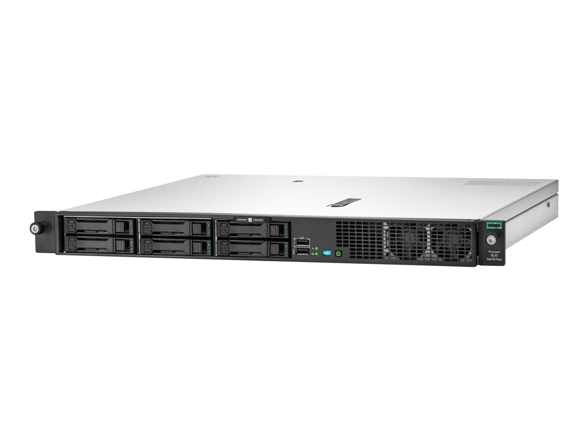 HPE ProLiant DL20 Gen10 Plus Xeon E‑2314 2.8GHz 4‑core 1P 16GB‑UDIMM 2LFF Rack Server