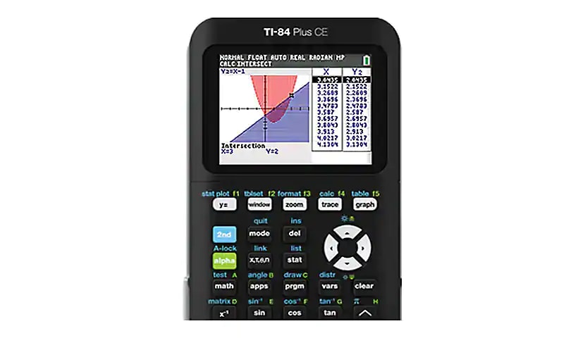 Texas Instruments TI-84 Plus CE Graphing Calculator TI84PLUSCEPY  Calculators