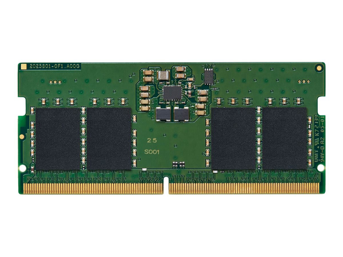 Kingston ValueRAM - DDR5 - module - 8 GB - SO-DIMM 262-pin - 4800 MHz / PC5-38400 - unbuffered