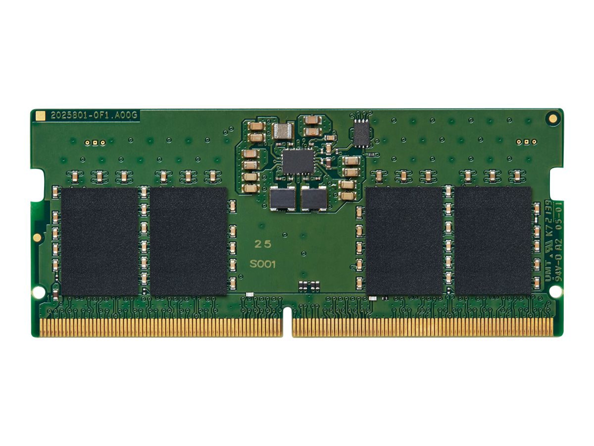 Kingston ValueRAM - DDR5 - kit - 16 GB: 2 x 8 GB - SO-DIMM 262-pin - 4800 MHz / PC5-38400 - unbuffered