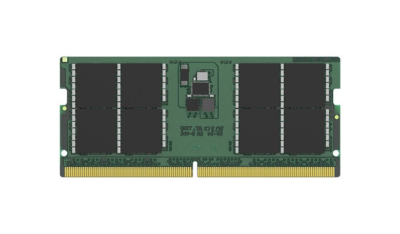 Kingston ValueRAM - DDR5 - module - 32 GB - SO-DIMM 262-pin - 4800 MHz / PC5-38400 - unbuffered