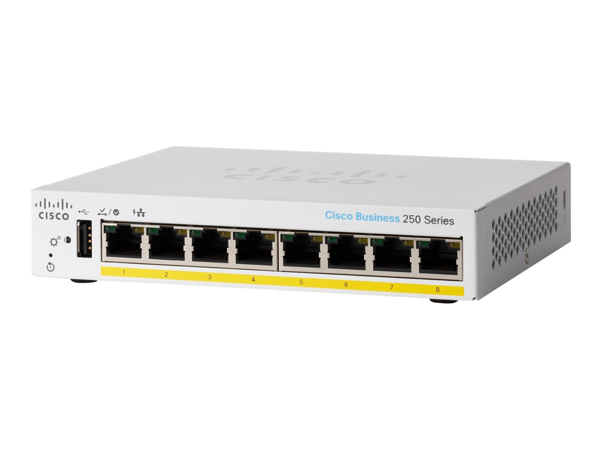 Cisco Business 250 Series CBS250-8PP-D - commutateur - 8 ports - intelligent