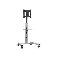 Chief Large Flat Panel Mobile AV Cart - Black and Silver