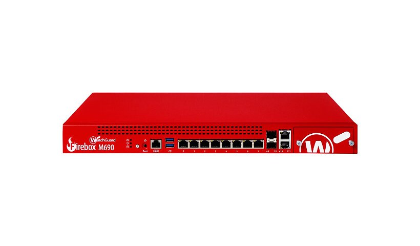 WatchGuard Firebox M690 - security appliance - WatchGuard Trade-Up Program - with 1 year Total Security Suite