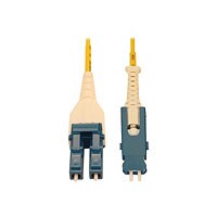 Tripp Lite Fiber Optic Cable 40/100/400G SMF Duplex SN-UPC to LC-UPC M/M 5M