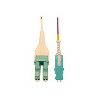 Tripp Lite Fiber Optic Cable 400G MMF OM4 Duplex SN-PC to LC-PC LSZH M/M 2M