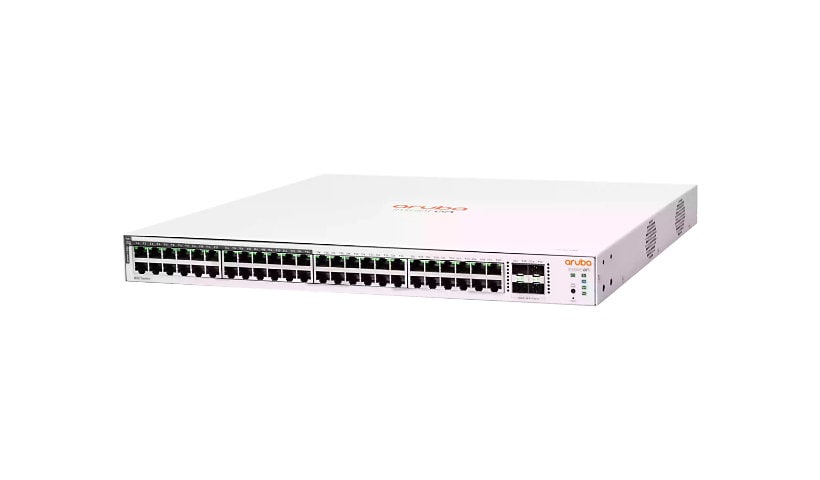 HPE Aruba Instant On 1830 48G 24p Class4 PoE 4SFP 370W Switch - switch - 48 ports - smart - rack-mountable