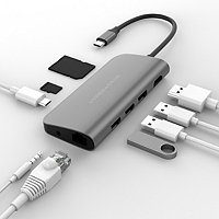 HyperDrive Ultimate USB-C Hub - docking station - USB-C - VGA, HDMI, Mini D