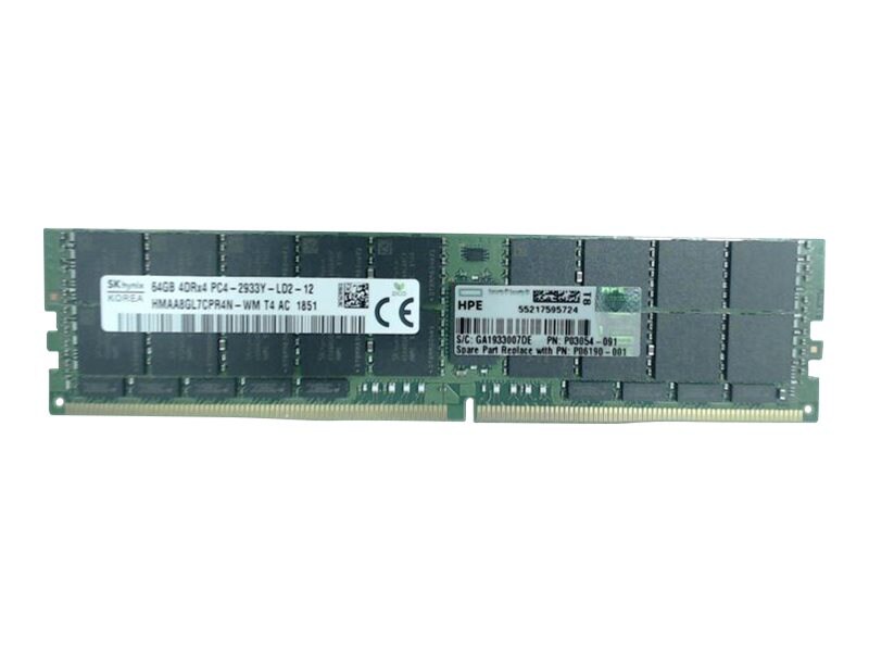 HPE Standard Memory - DDR4 - module - 64 GB - LRDIMM 288-pin - 2933 MHz / PC4-23400 - LRDIMM