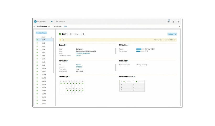 HPE OneView with iLO Advanced Flexible License - license + 3 Years 24x7 Support - 1 license