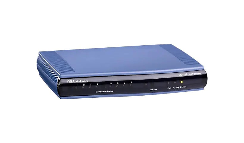 AudioCodes MediaPack 118 Analog VoIP Gateway with 4x FXS and 4x FXO Ports