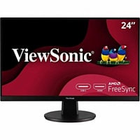 ViewSonic VA2447-MHU - 1080p USB-C Monitor with Ultra-Thin Bezel, AMD FreeSync, 75Hz, HDMI, and VGA - 250 cd/m² - 24"