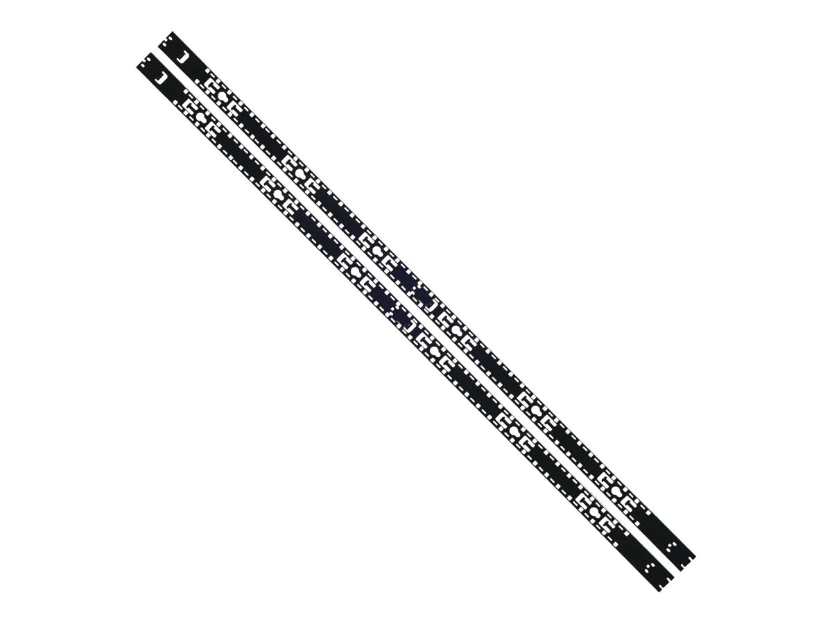 Tripp Lite SmartRack 48U Single-width Vertical Cable Management Bars - 1 Pair - rack cable management bar (vertical) -