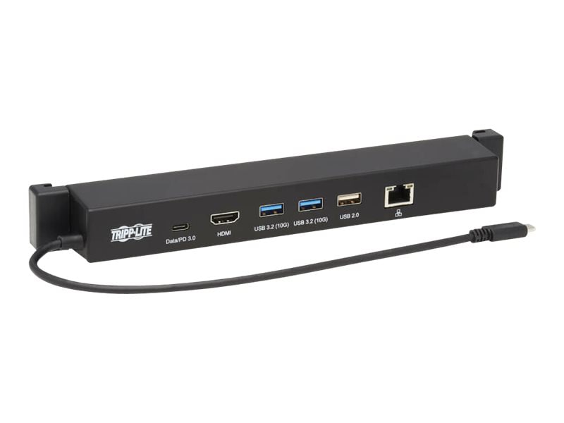Tripp Lite USB-C Dock for Microsoft Surface - 4K HDMI, USB 3.2 Gen 2, USB-A  Hub, GbE, 100W PD Charging, Black - docking