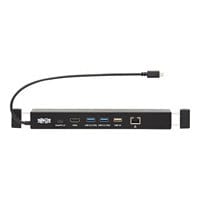 Tripp Lite USB-C Dock for Microsoft Surface - 4K HDMI, USB 3.2 Gen 2, USB-A Hub, GbE, 100W PD Charging, Black - docking