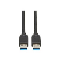Tripp Lite USB 3.0 SuperSpeed A to A Cable for Tripp Lite USB 3.0 All-in-One Keystone/Panel Mount Couplers (M/M), Black,