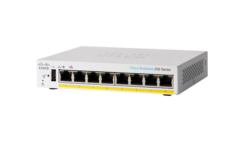 Cisco Business 250 Series CBS250-8PP-D - switch - 8 ports - smart