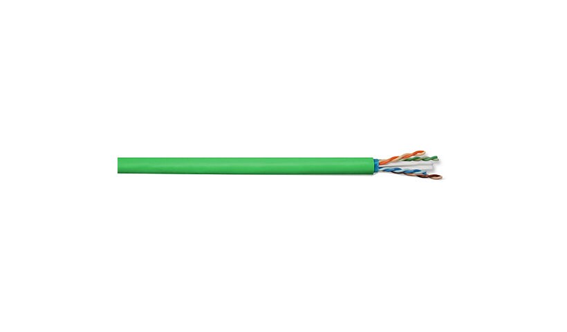 Hubbell Premise Wiring 1' 23AWG CAT6A U/UTP Plenum Cable - Green