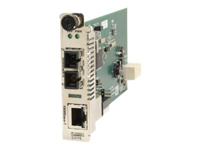 Transition Networks C3110 Series - fiber media converter - 1GbE