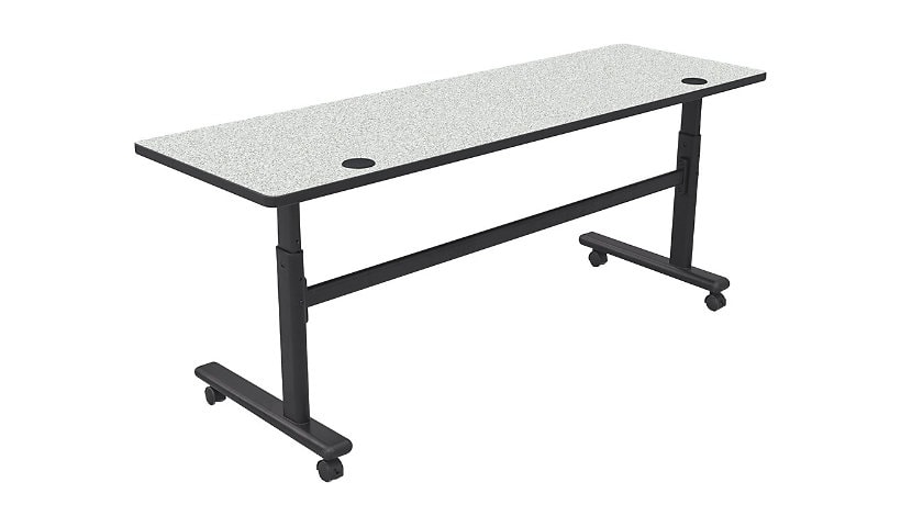 MooreCo Flipper - sit/standing desk - rectangular - whiteboard